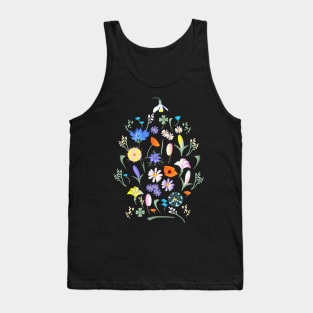 Colorful flowers flower meadow Tank Top